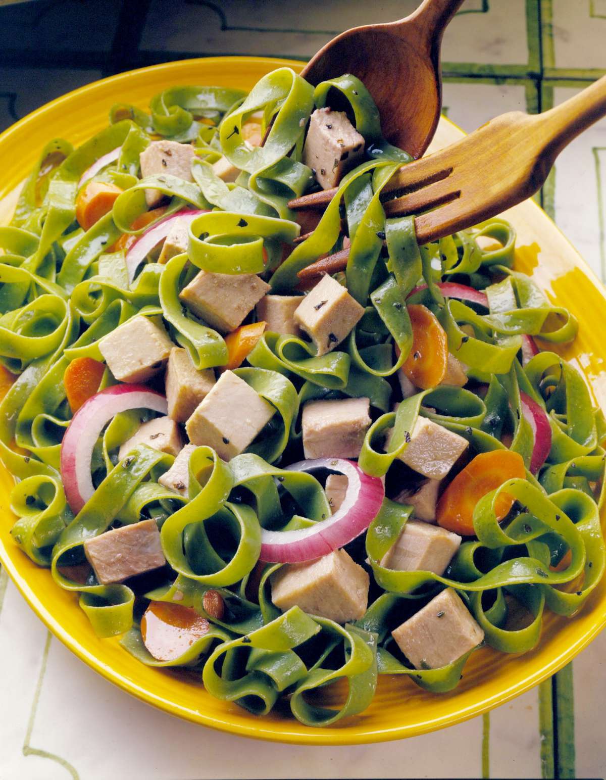 Pasta con tofu e verdure