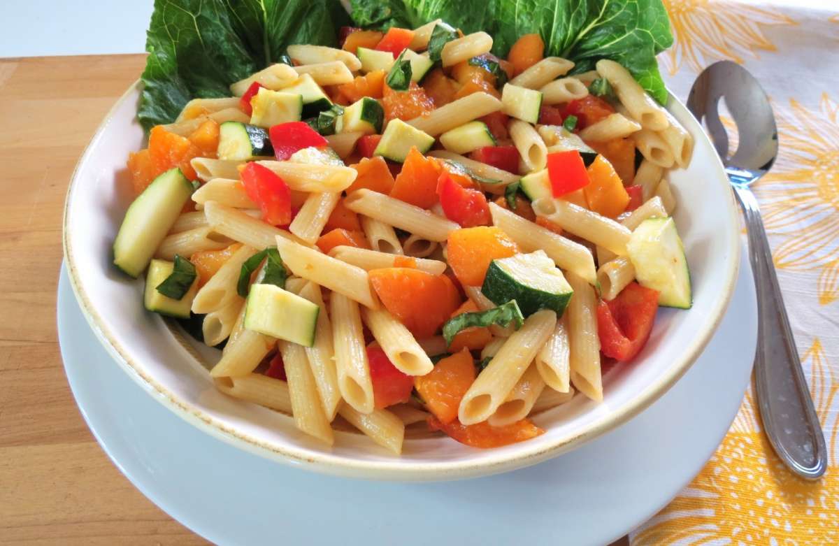 Penne con albicocca