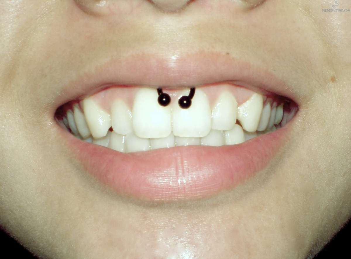 Piercing in bocca