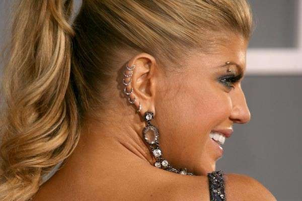 Piercing vip: Fergie