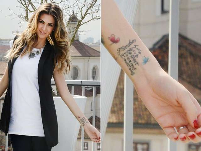 Tattoo di Melissa Satta