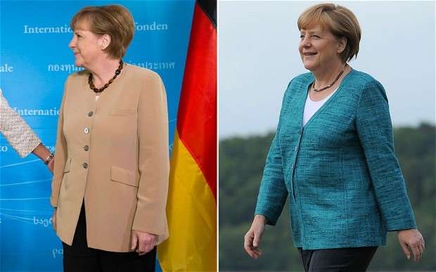 Angela Merkel prima e dopo