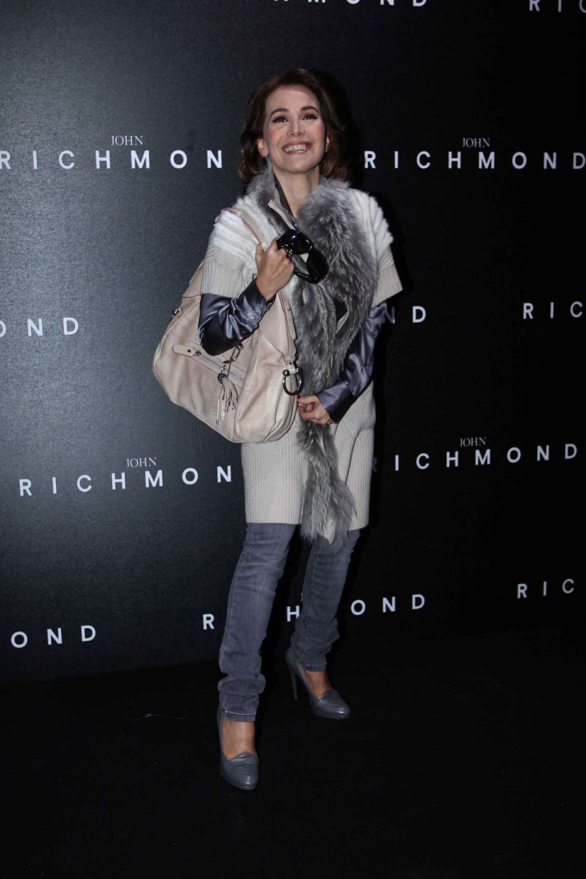 Barbara D'Urso alla sfilata Richmond