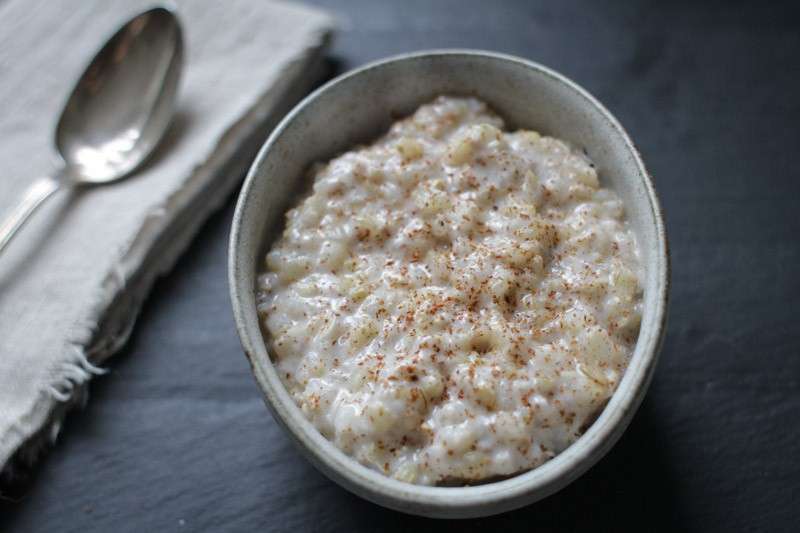 Budino di riso con cannella