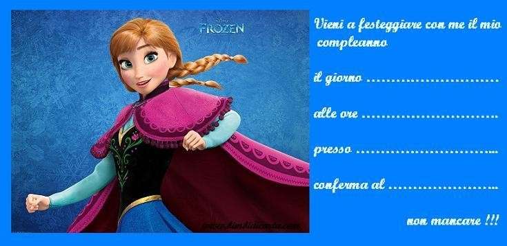 Invito pronto da stampare e compilare