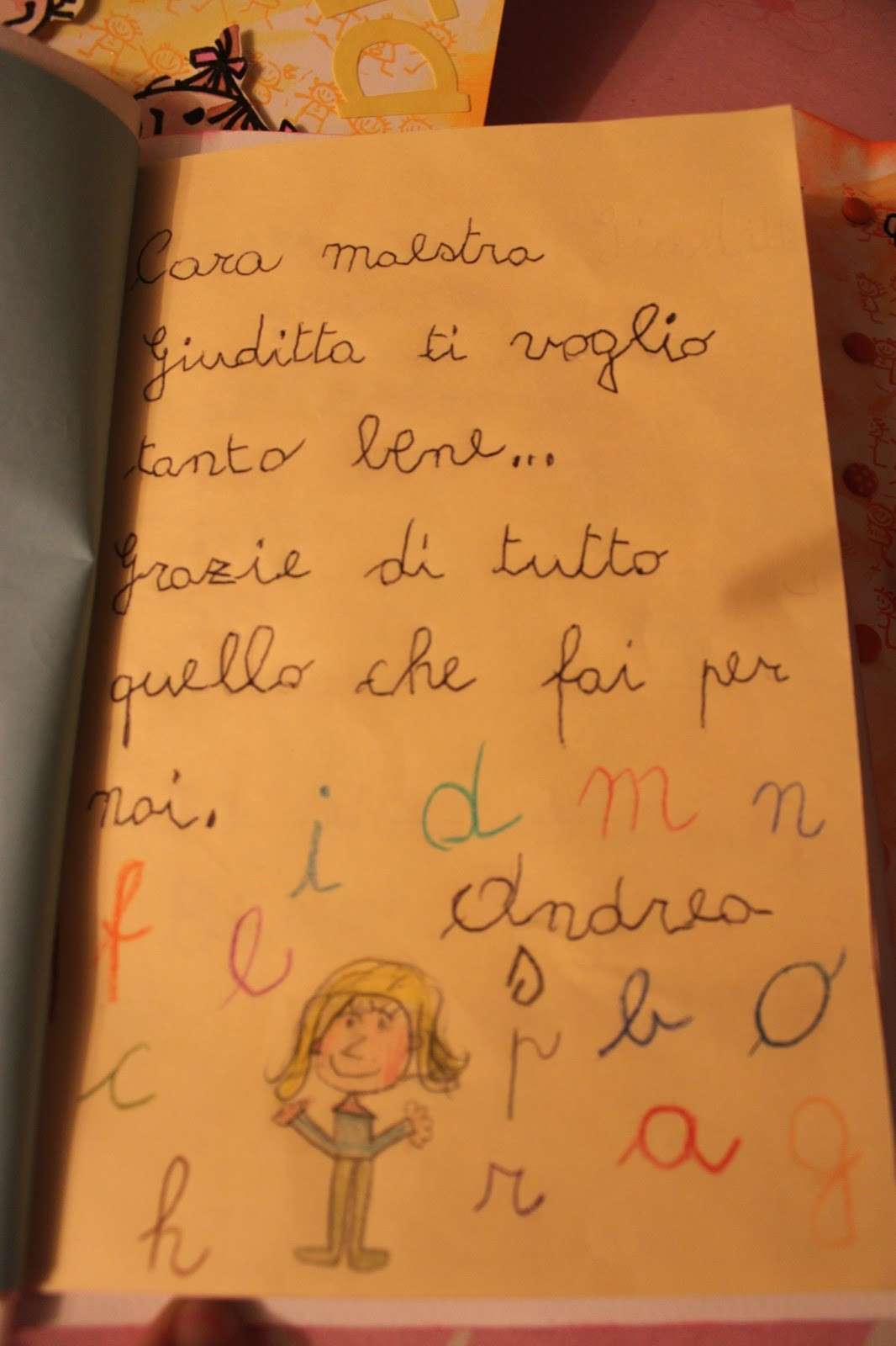 Lettera per le insegnanti