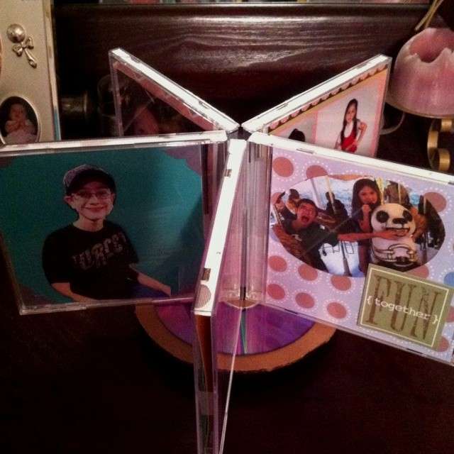 Portafoto con cd