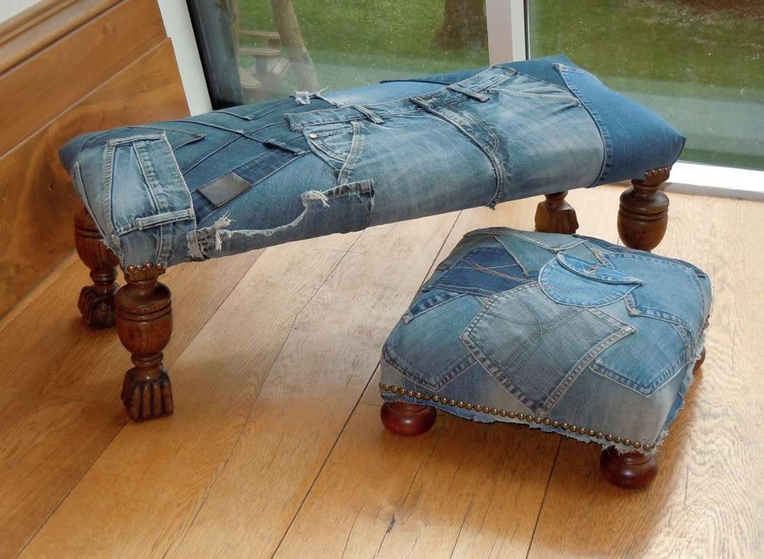 Riciclo creativo con i jeans