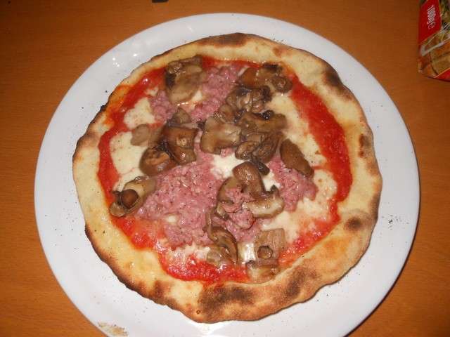 Scrocchiarella con funghi