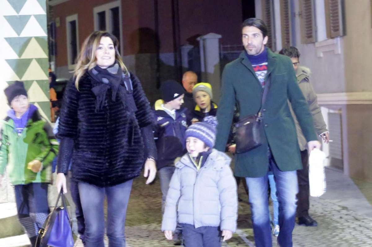 Vacanza a Courmayeur per la famiglia Buffon