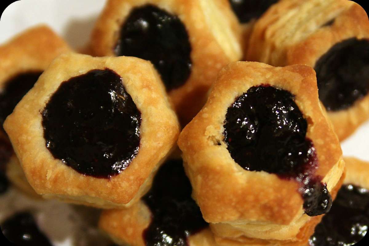 Vol au vent con marmellata