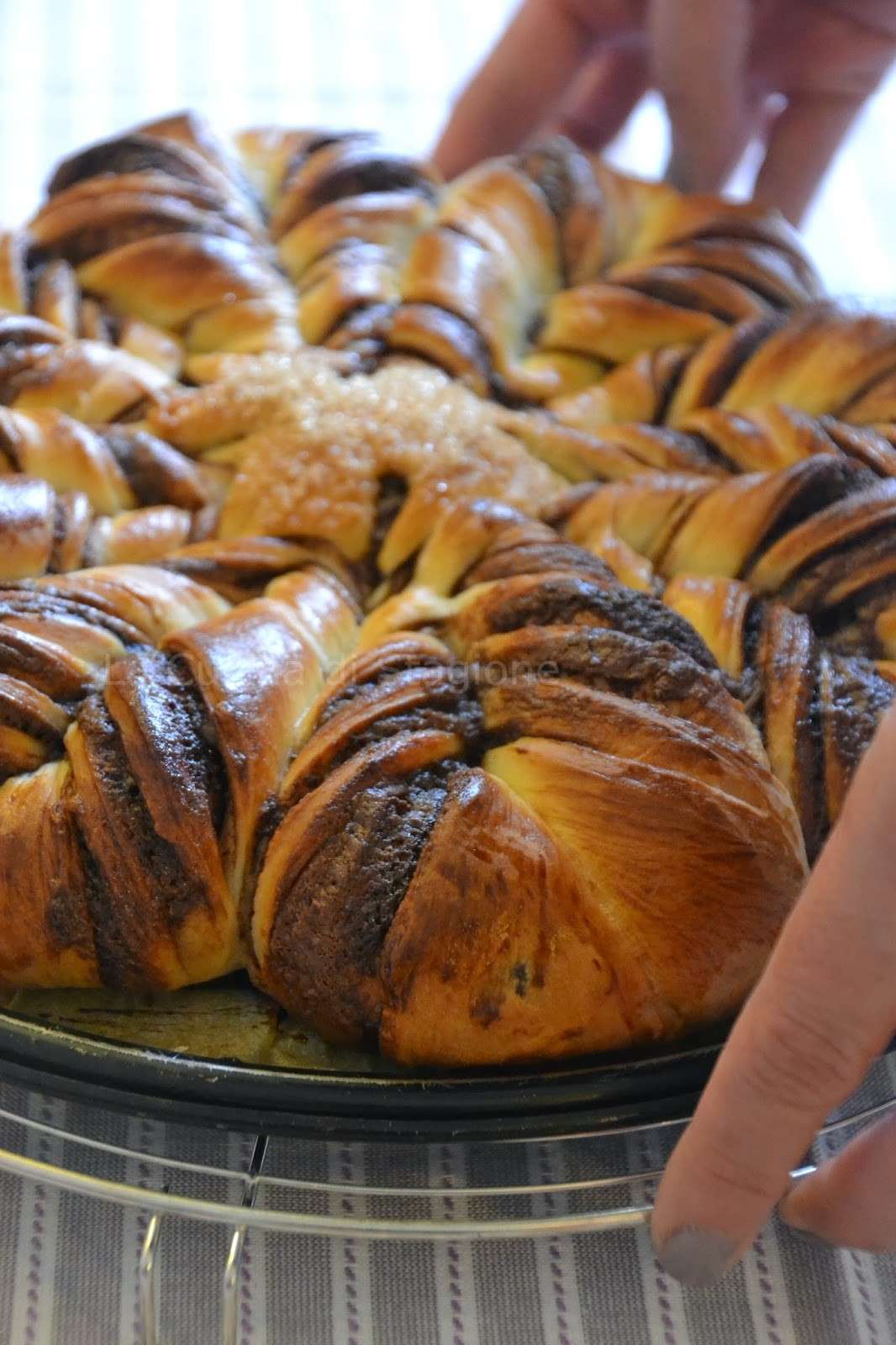 A torta con cacao