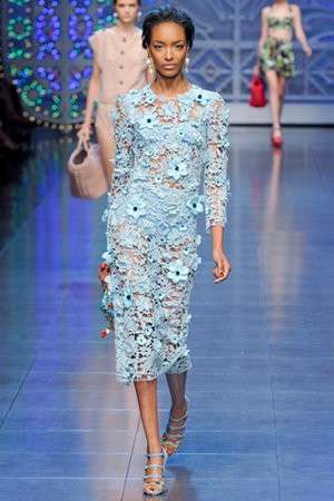 Abito all'uncinetto D&G