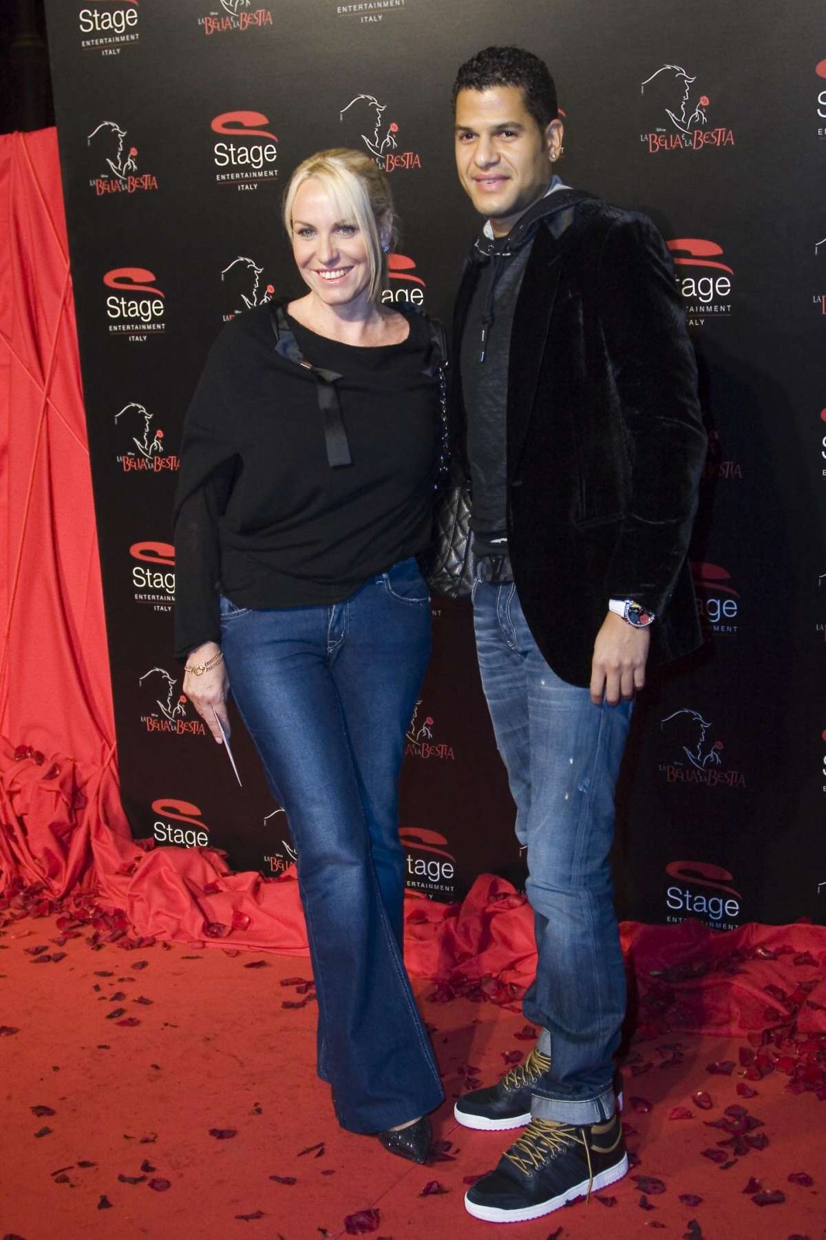 Antonella Clerici ed Eddy Martens affiatati sul red carpet