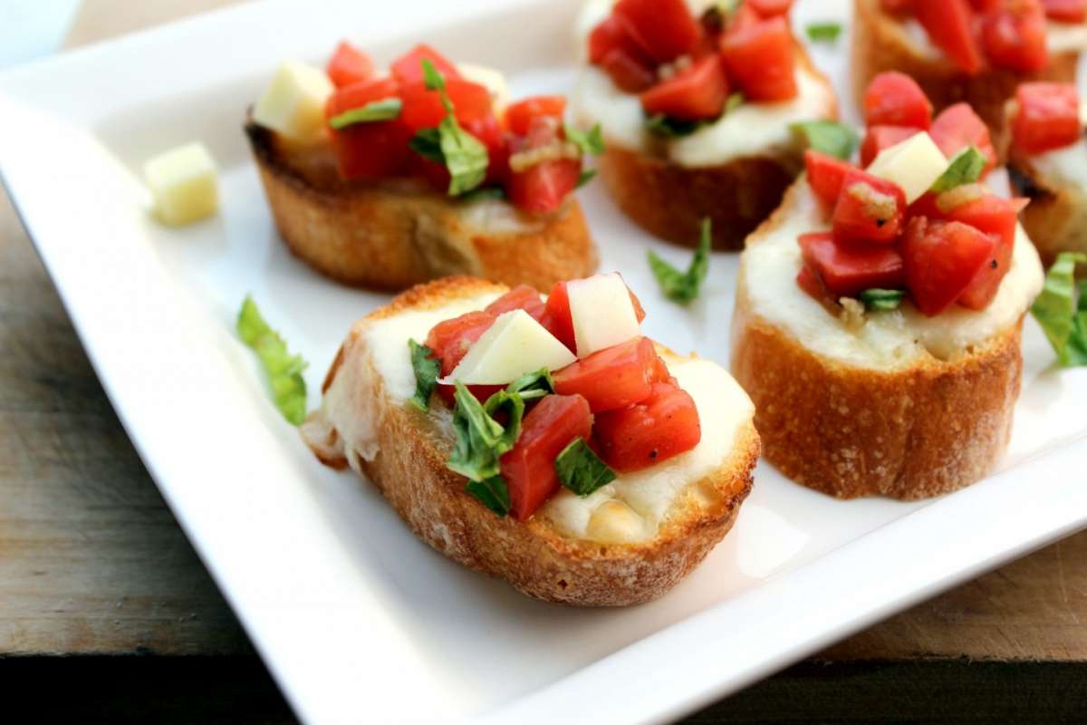 Bruschette con formaggio