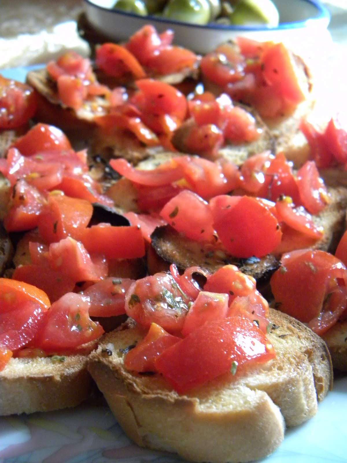 Bruschette con melanzane