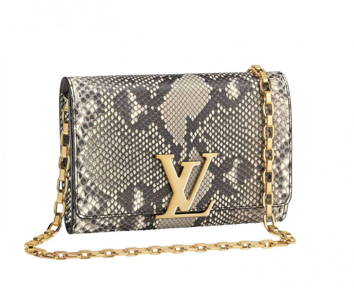 Clutch in rettile Louis Vuitton