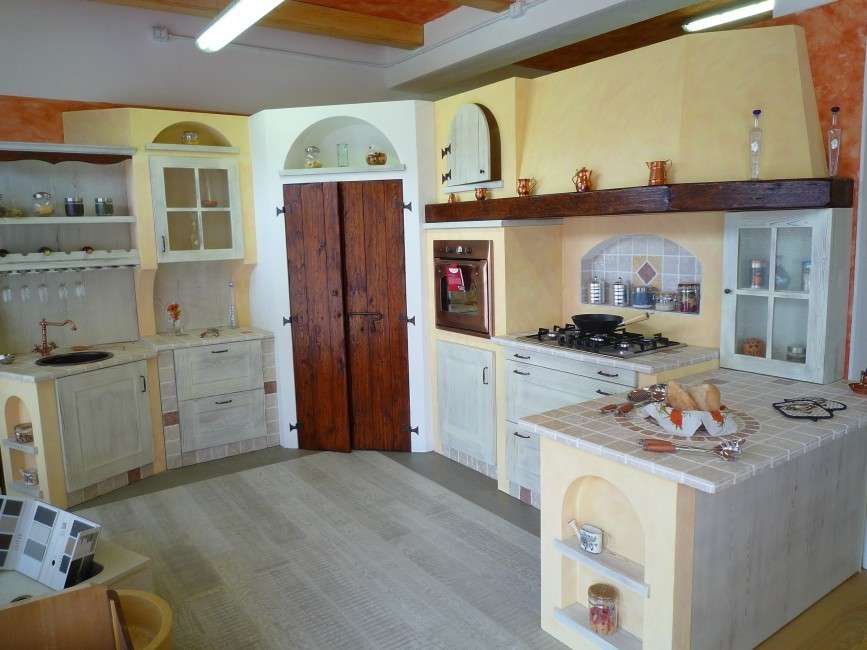 Cucine in muratura country