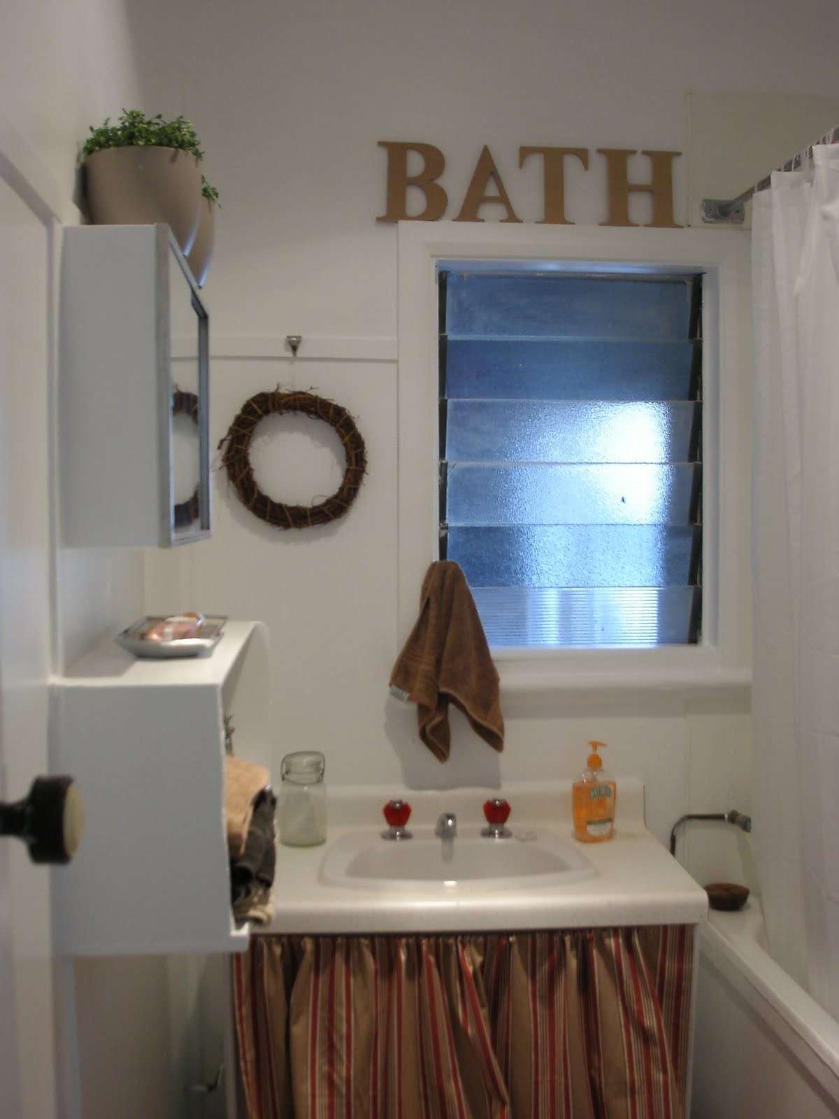 Decorazioni shabby chic per il bagno