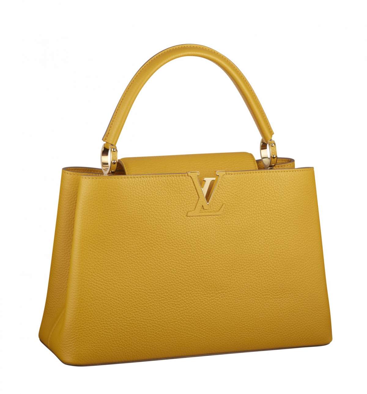 Handbag gialla Louis Vuitton