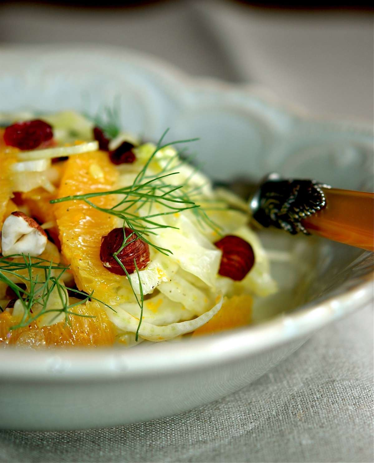 Insalata di arance con finocchi e mandorle