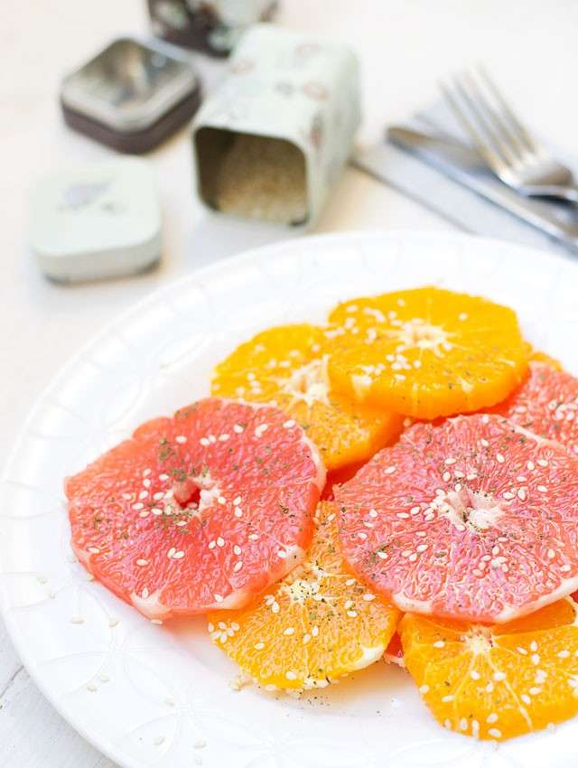 Insalata di arance e pompelmo