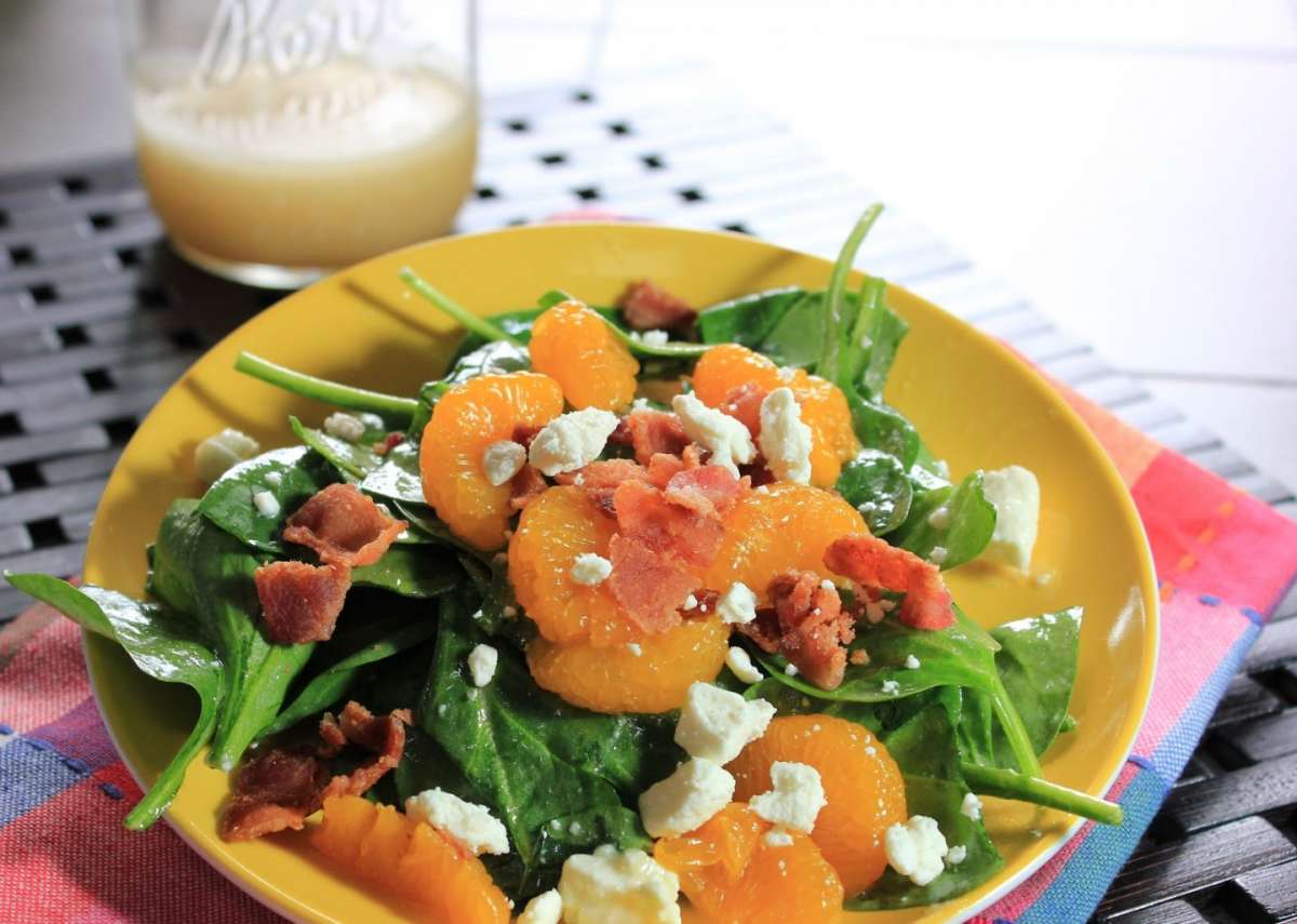 Insalata di arance e spinaci