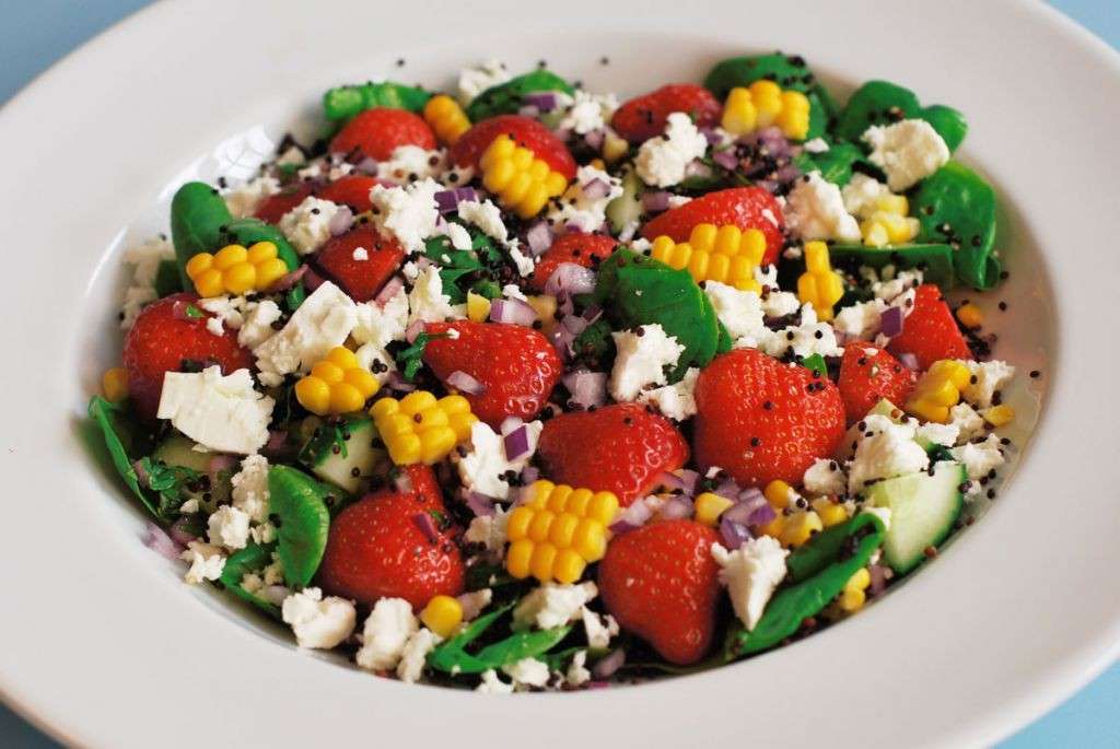 Insalata di cerali con feta