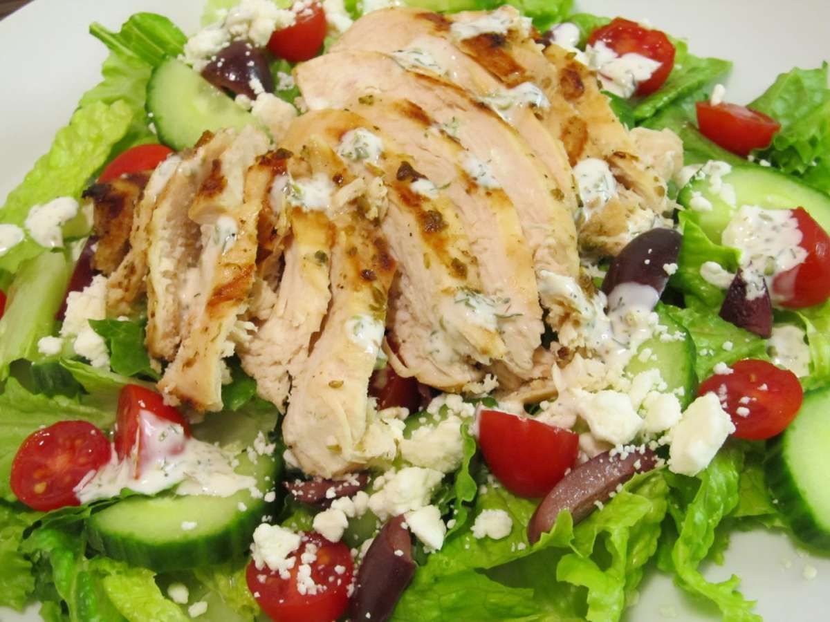 Insalata di pollo e feta