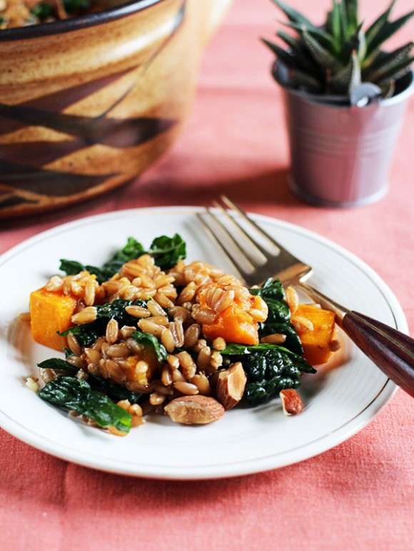 Insalata di segale con zucca