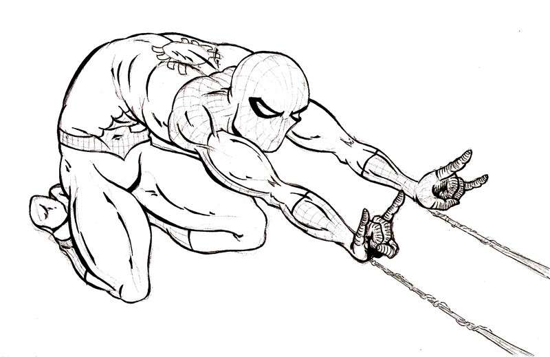 L'eroe in piena azione