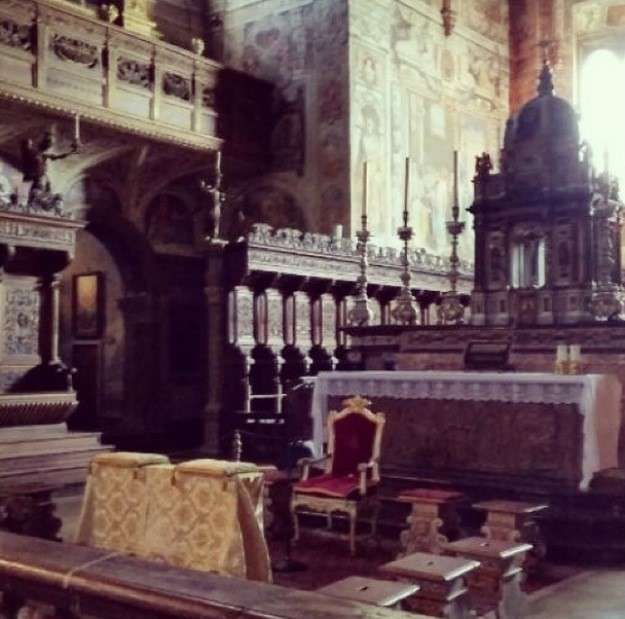 La chiesa del matrimonio di Bocci e Laura Chiatti