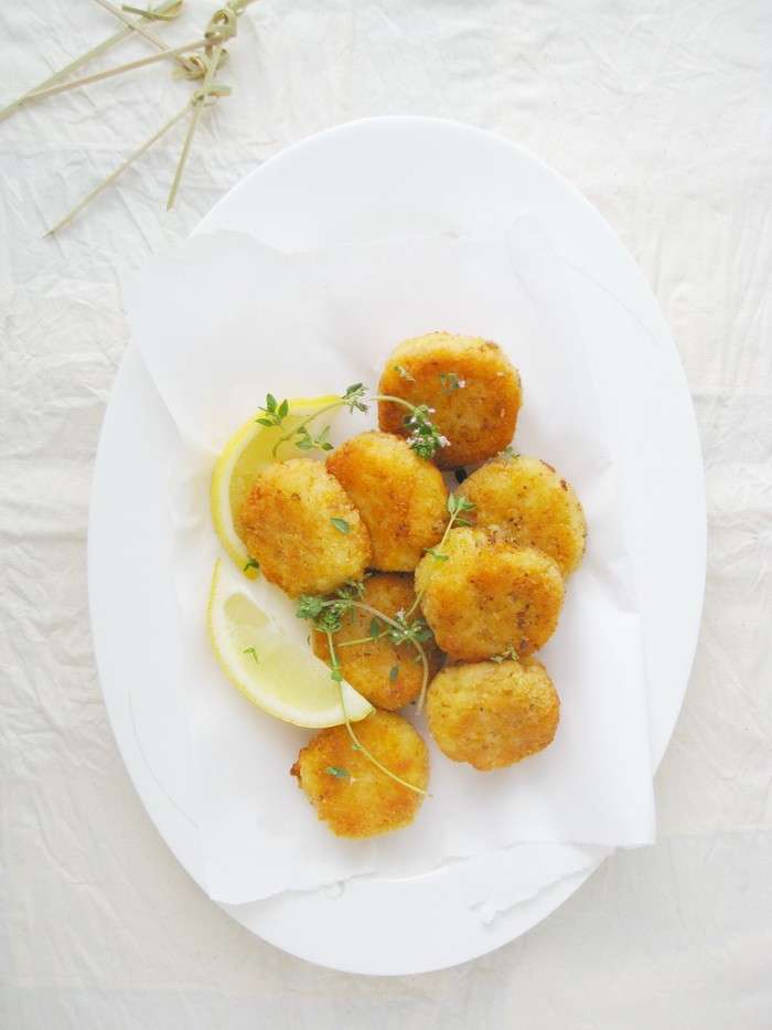 Piatto di arancini di riso