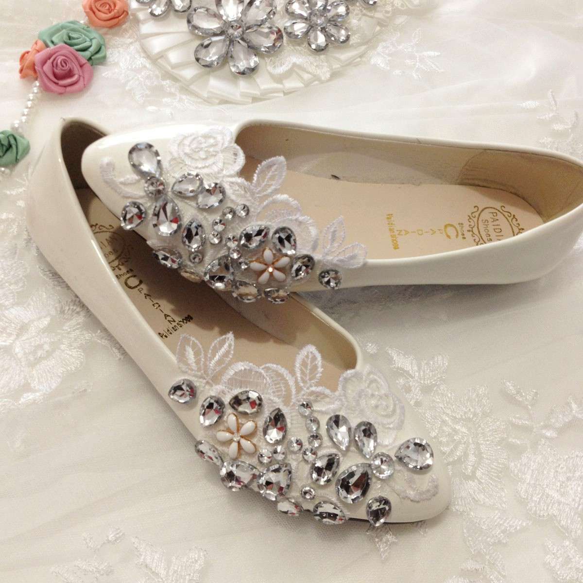 Scarpe basse chiuse per la sposa