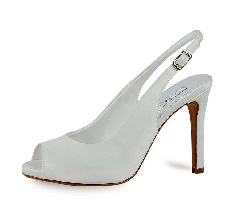 Slingback bianche Albano