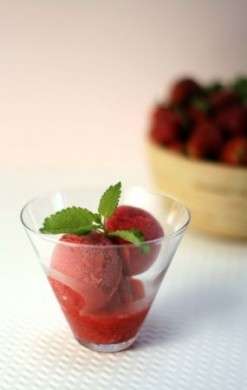 Sorbetto alla fragola