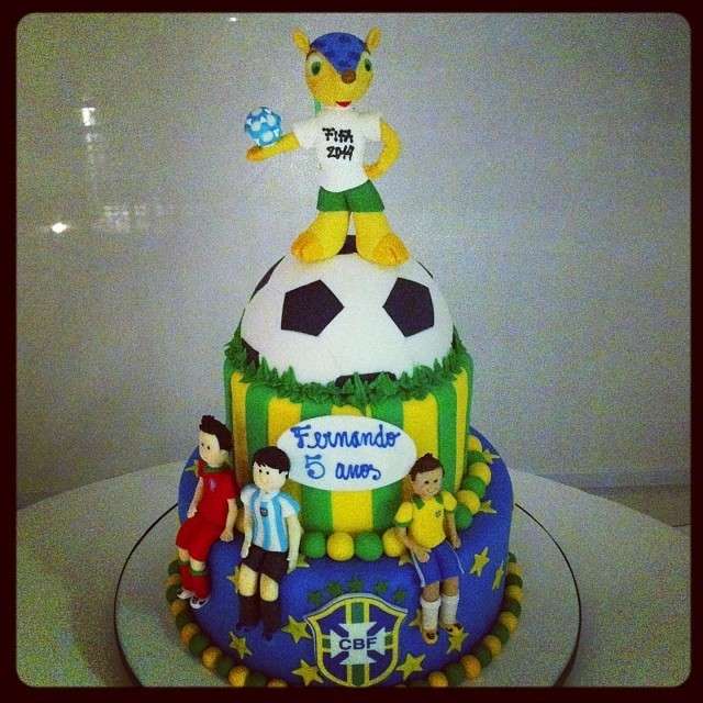 Torta per i Mondiali 2014