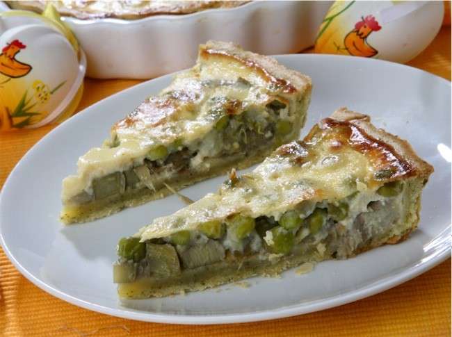 Torta rustica con carciofi