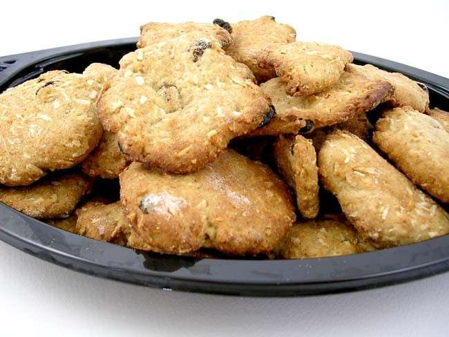 Biscotti con farina integrale e di avena