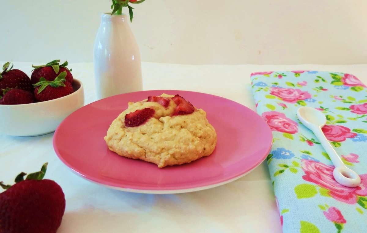 Biscotti light con fragole