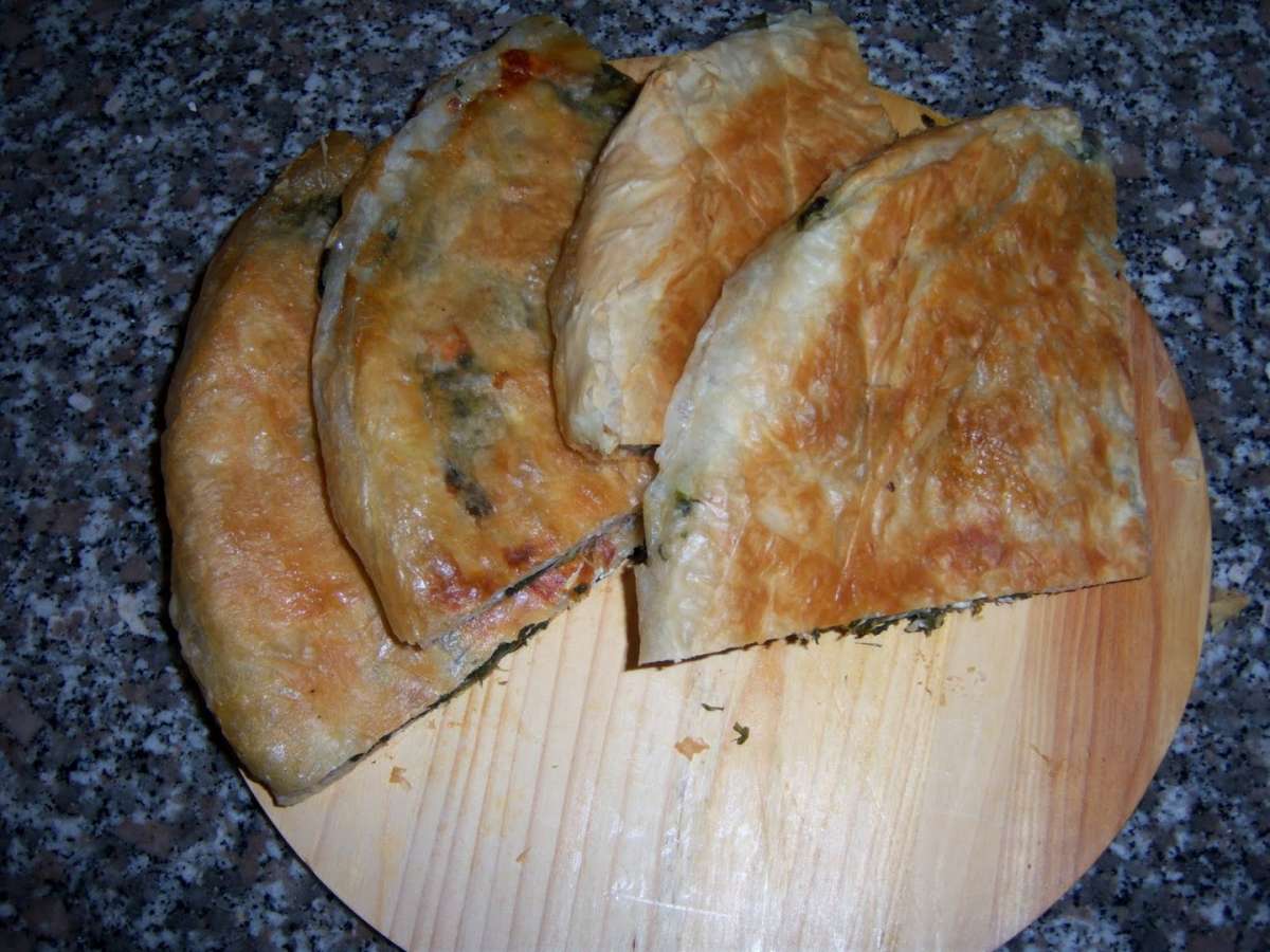 Burek con spinaci e feta