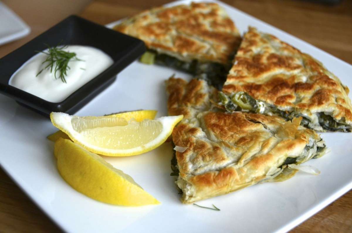 Burek con spinaci