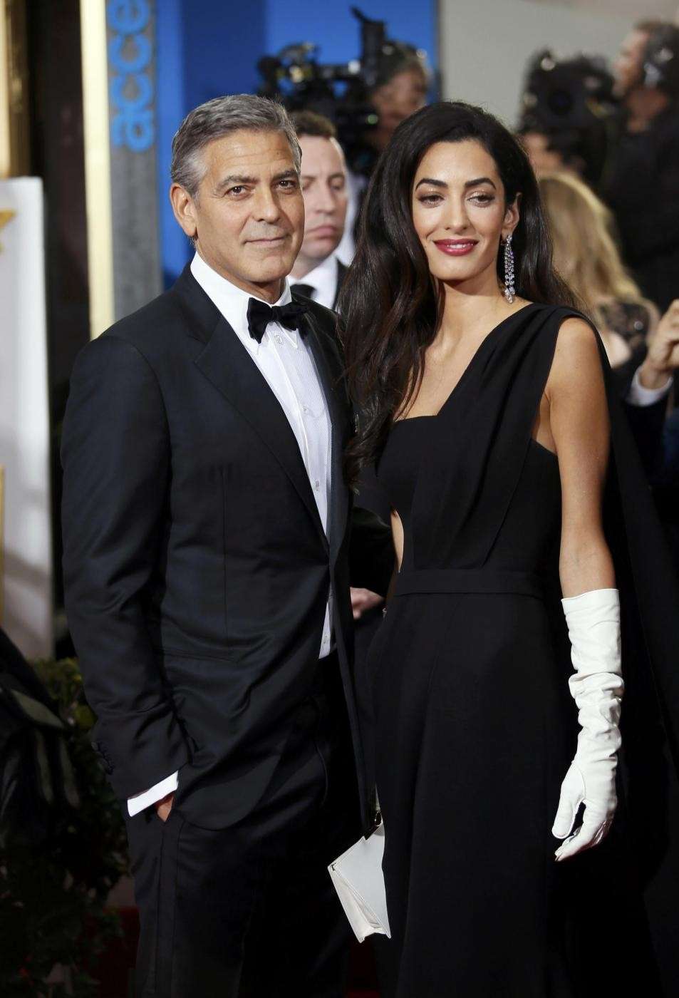 Clooney e la moglie a Beverly Hills