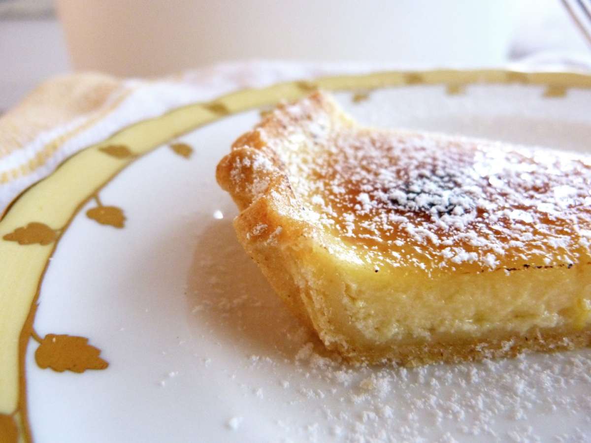 Crostata di riso aromatizzata al limone