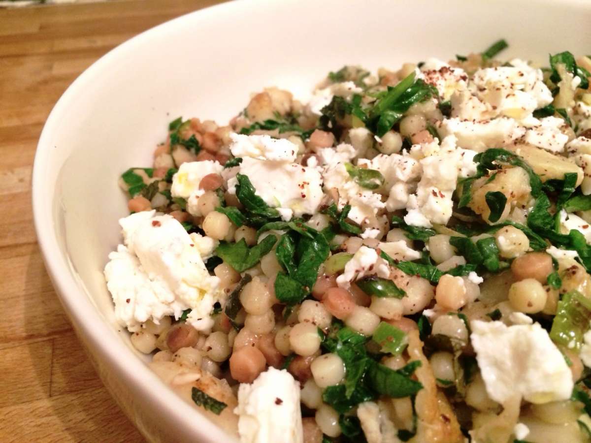 Fregola con feta