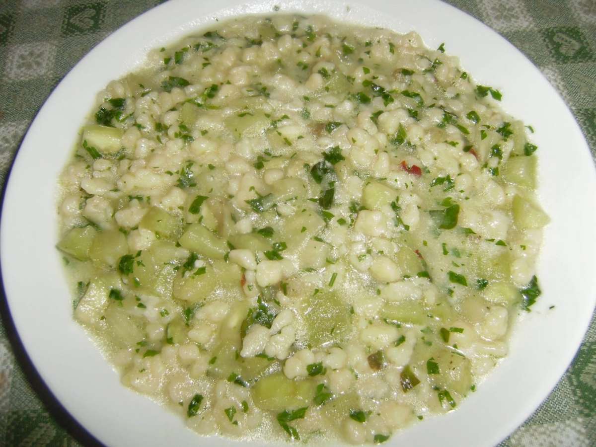 Fregola con melanzane