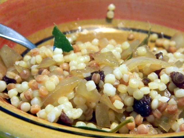 Fregola in agrodolce