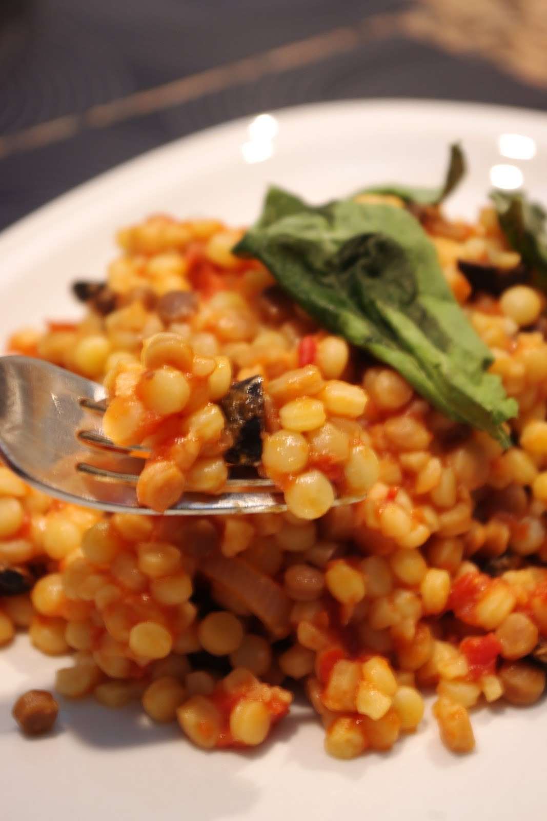 Fregola sarda alle olive