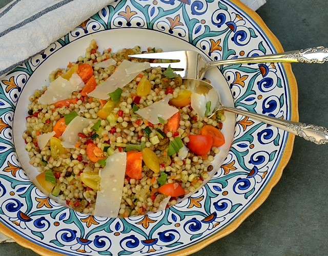 Fregola sarda con verdure