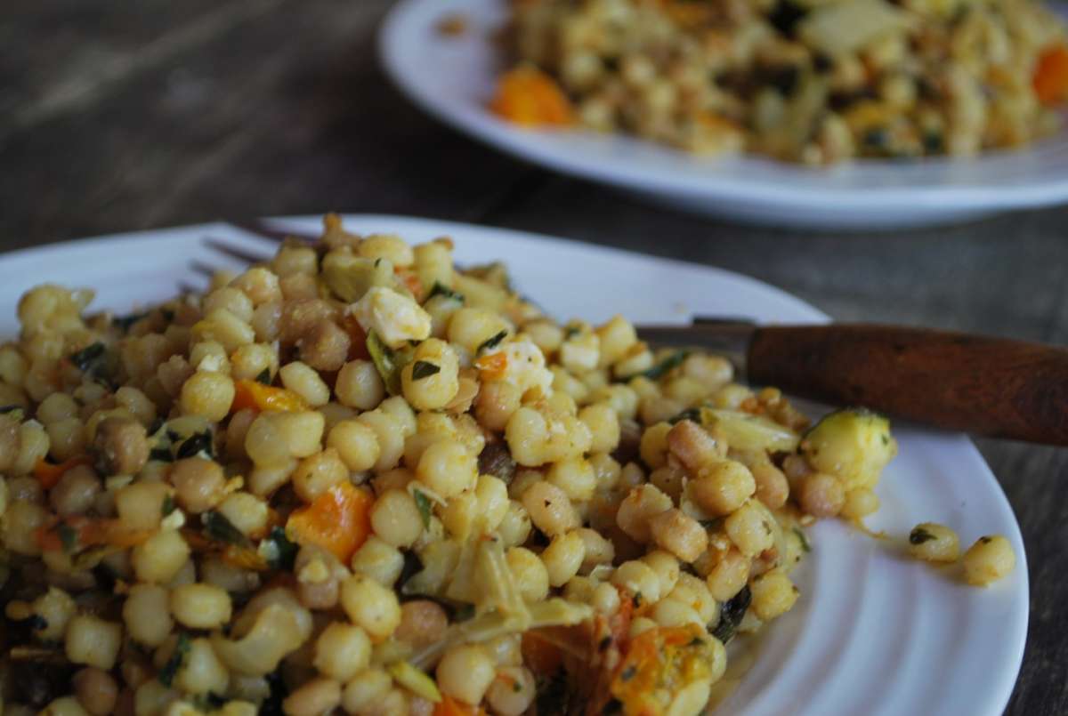 Fregola sarda vegetariana